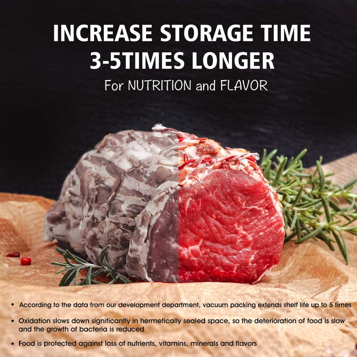 FOUR Rolls 11 Inch x 25 Feet Food Seal Vacuum Sealer Food Storage