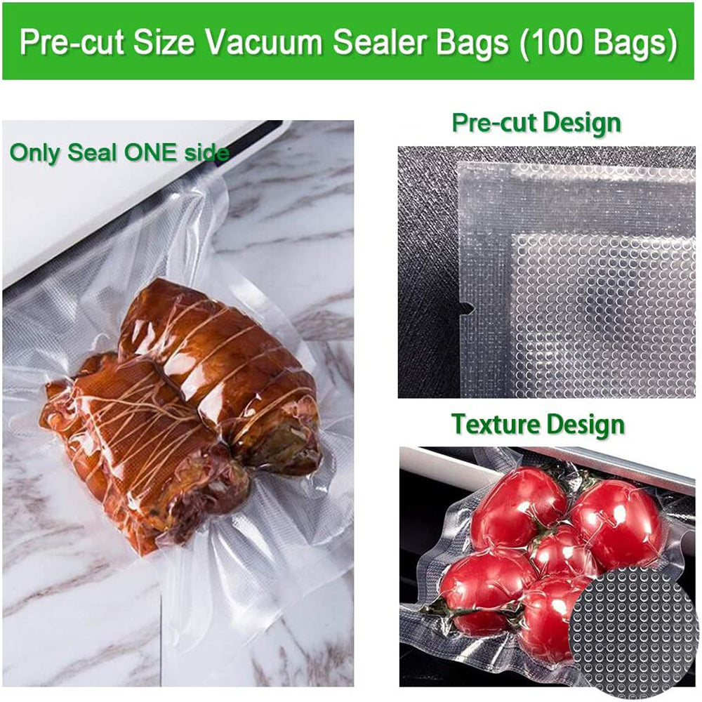 Boxlegend vacuum Sealer Bags 11 x 25' Rolls 4 Pack for Foodsaver