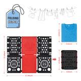 Boxlegend v3 TShirt Folder Shirt Folding Board (Fashionable red&black splicing color)