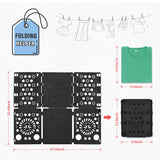 Boxlegend V3 Shirt Folding Board t Shirts Clothes Folder-Solid Color Upgrade Style Black