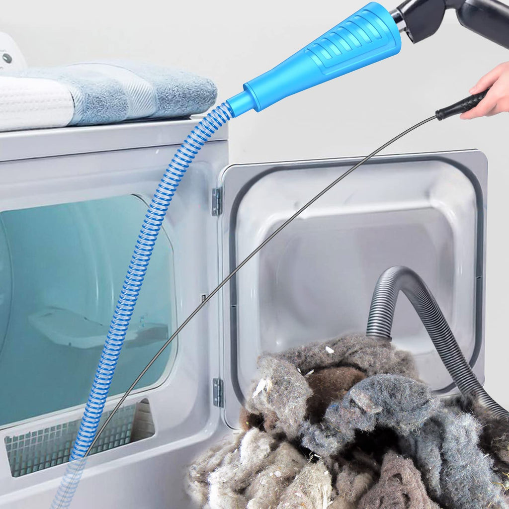 BoxLegend Dryer Vent Cleaner Kit Vacuum Hose Attachment Brush Lint Rem