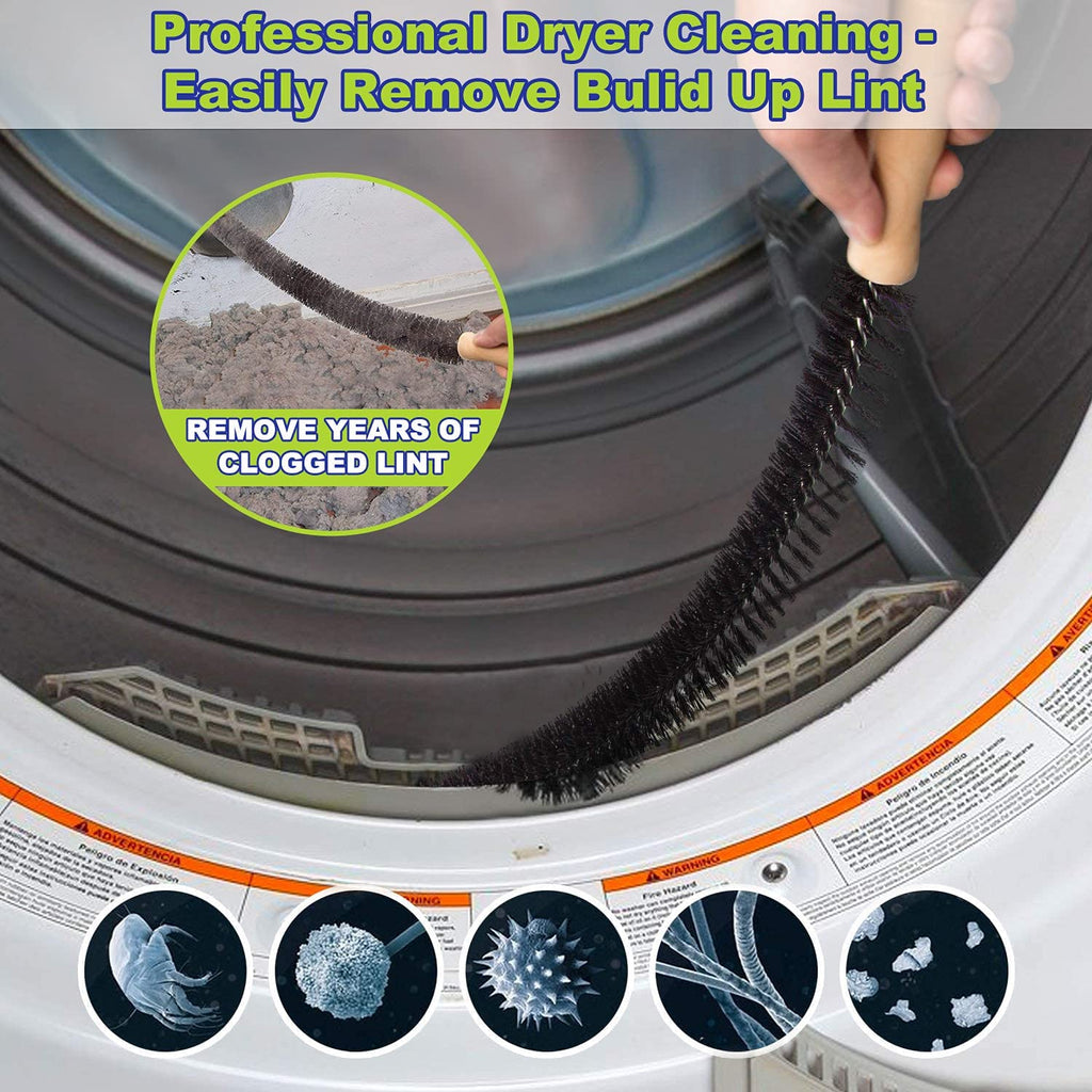 Dryer Vent Cleaner Kit Dryer Lint Brush,26.7 inch Long Flexible