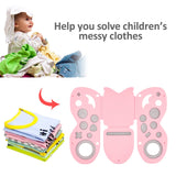 Boxlegend Tshirt Folder for Kids with Design Ruler (KID1) Pink