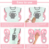 Boxlegend Tshirt Folder for Kids with Design Ruler (KID1) Pink