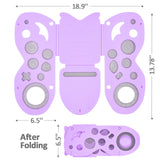 Boxlegend Tshirt Folder for Kids with Design Ruler (KID1) Purple