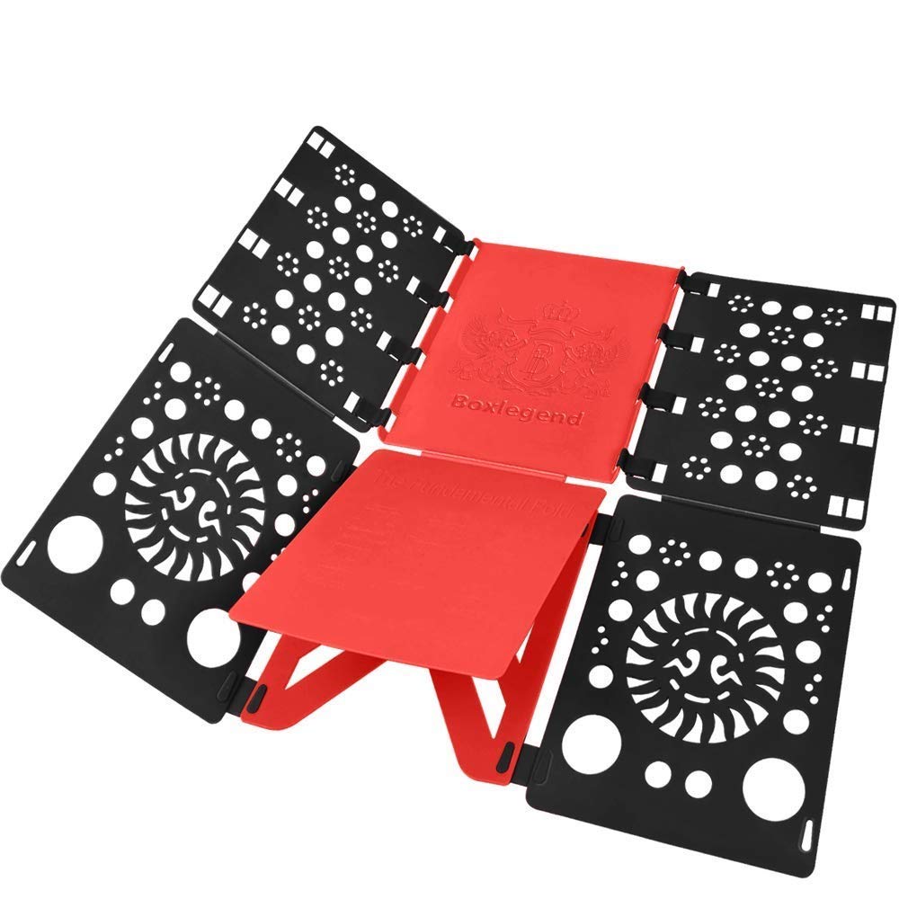 Boxlegend v3 TShirt Folder Shirt Folding Board (Fashionable red&black splicing color)
